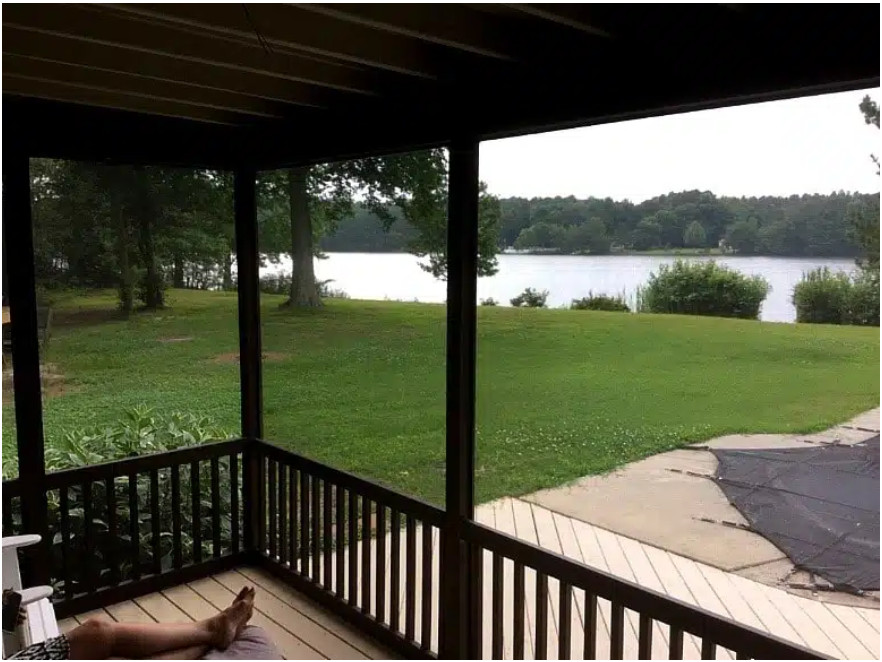 Screen Porch with Water View